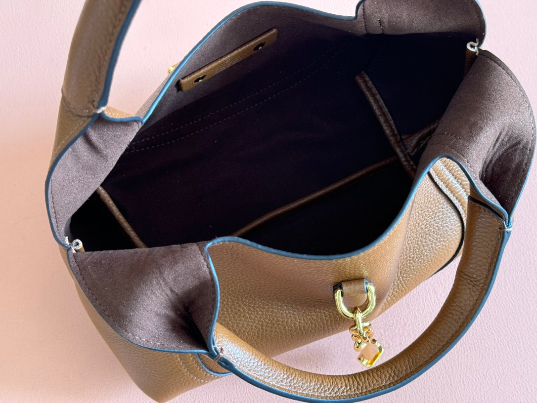 Gucci Solfbit Bag Brown Calfskin 244325