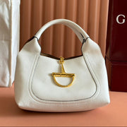 Gucci Solfbit 27.5 Bag White Calfskin 244323