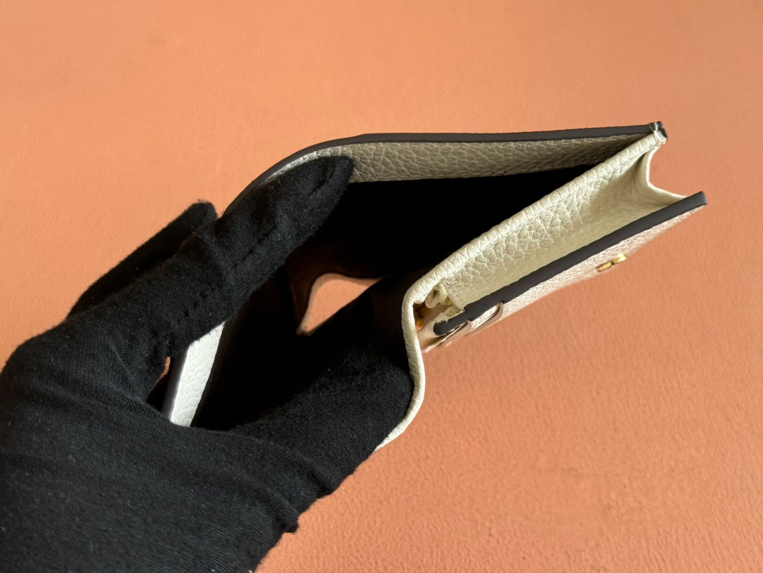 Richelieu Wallet 19 In Classic Red Goyardine Canvas