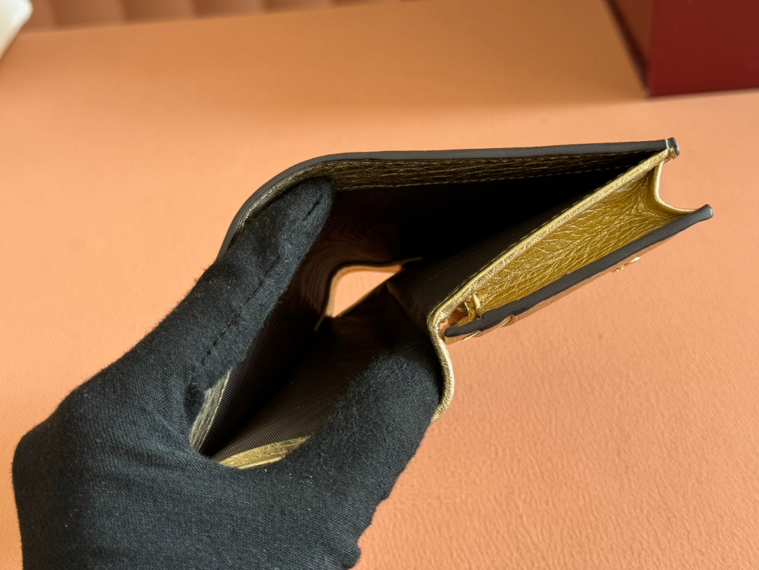 Richelieu Wallet 19 In Classic Red Goyardine Canvas