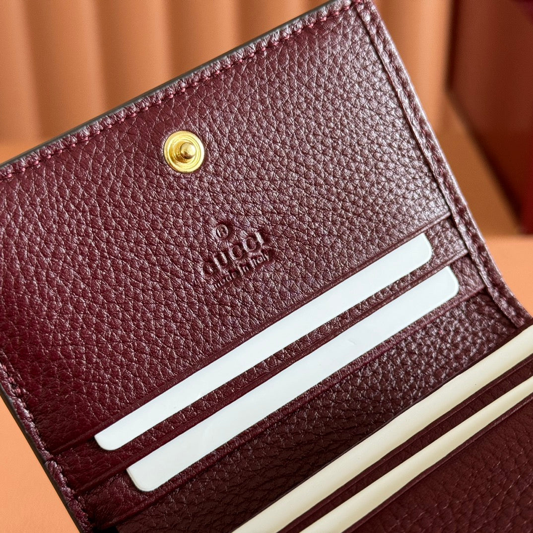 Richelieu Wallet 19 In Classic Red Goyardine Canvas