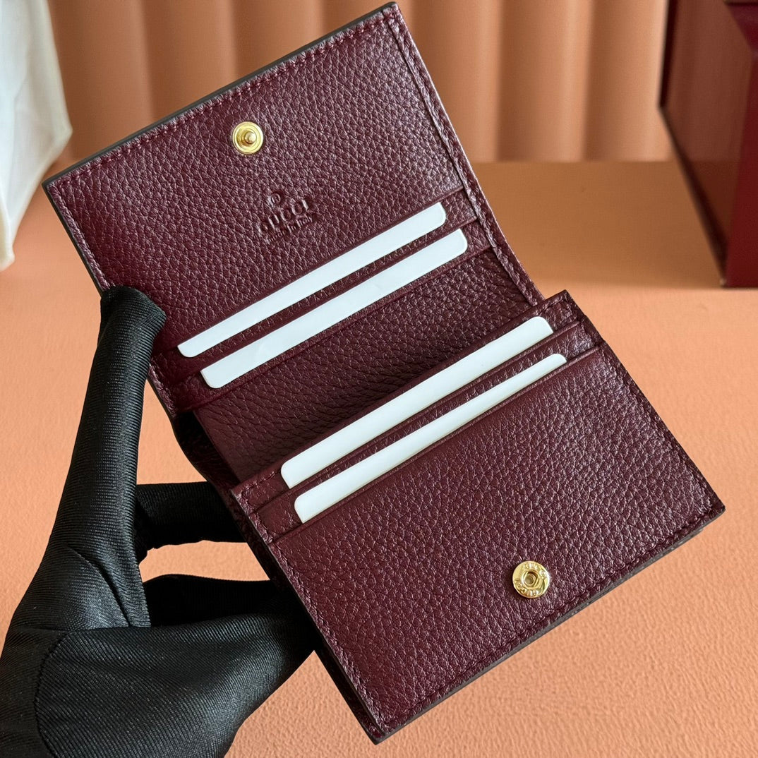 Richelieu Wallet 19 In Classic Red Goyardine Canvas