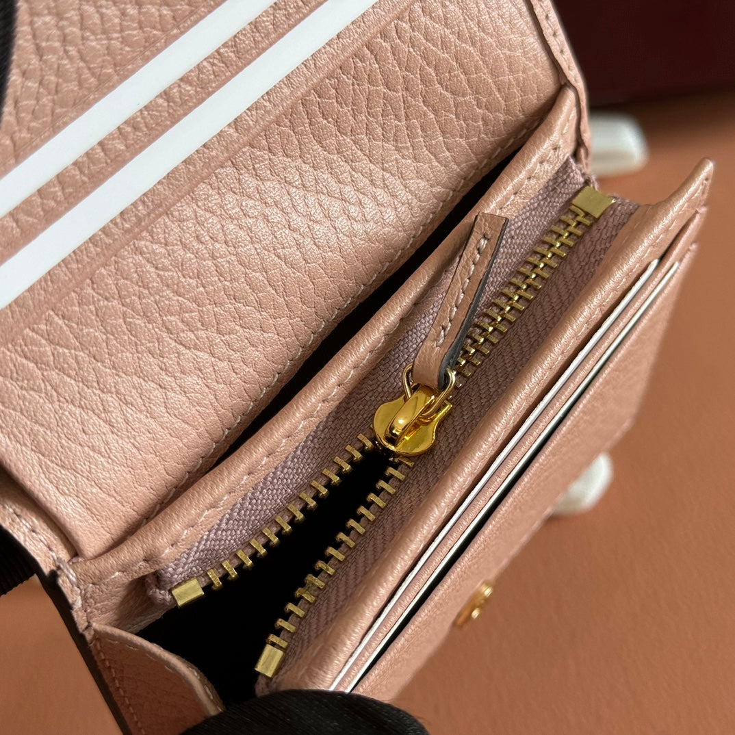 Richelieu Wallet 19 In Classic Red Goyardine Canvas