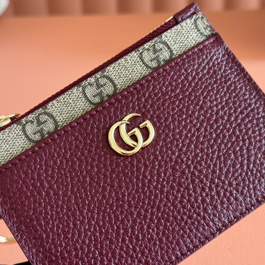 Richelieu Wallet 19 In Classic Red Goyardine Canvas