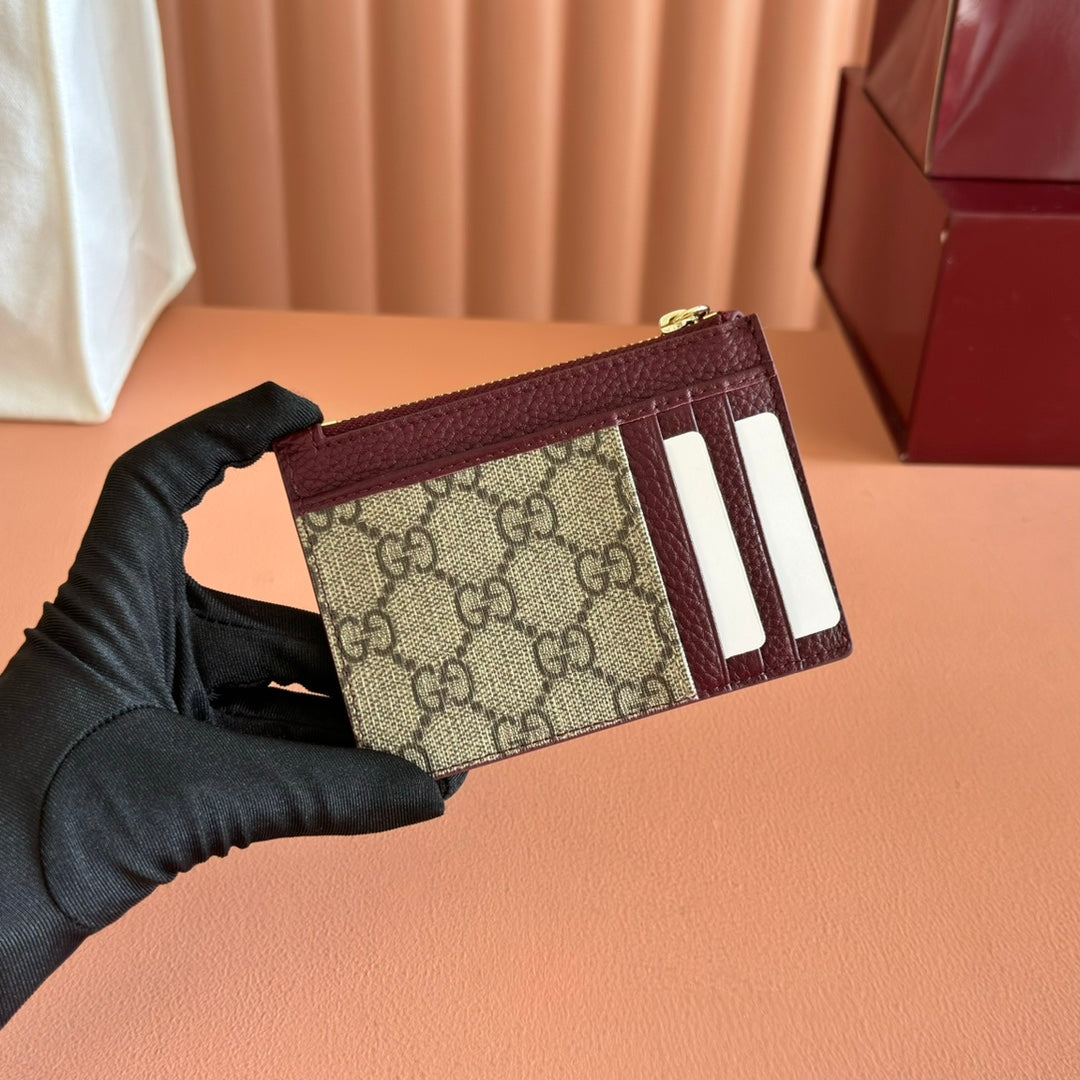 Richelieu Wallet 19 In Classic Red Goyardine Canvas