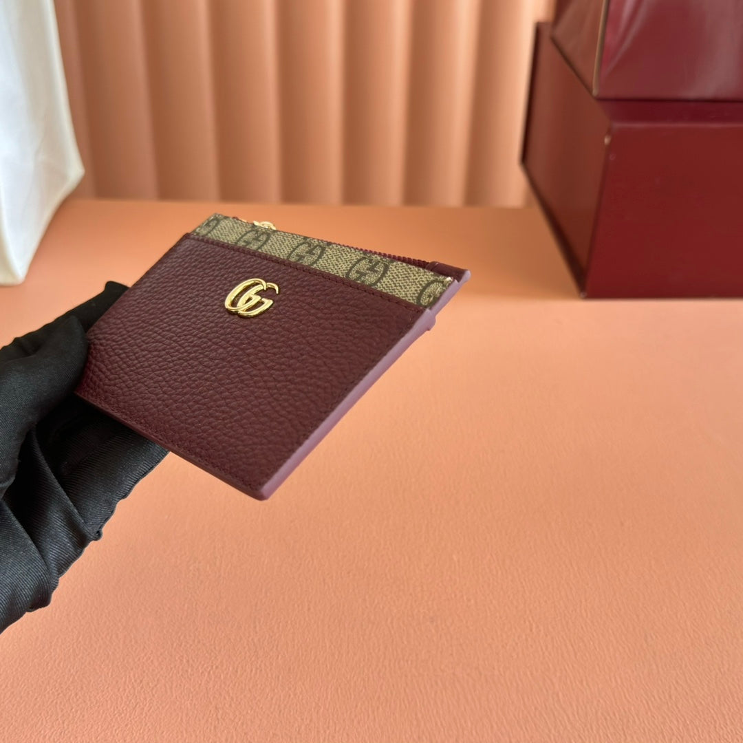 Richelieu Wallet 19 In Classic Red Goyardine Canvas