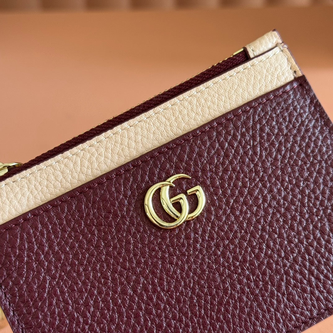 Richelieu Wallet 19 In Classic Red Goyardine Canvas