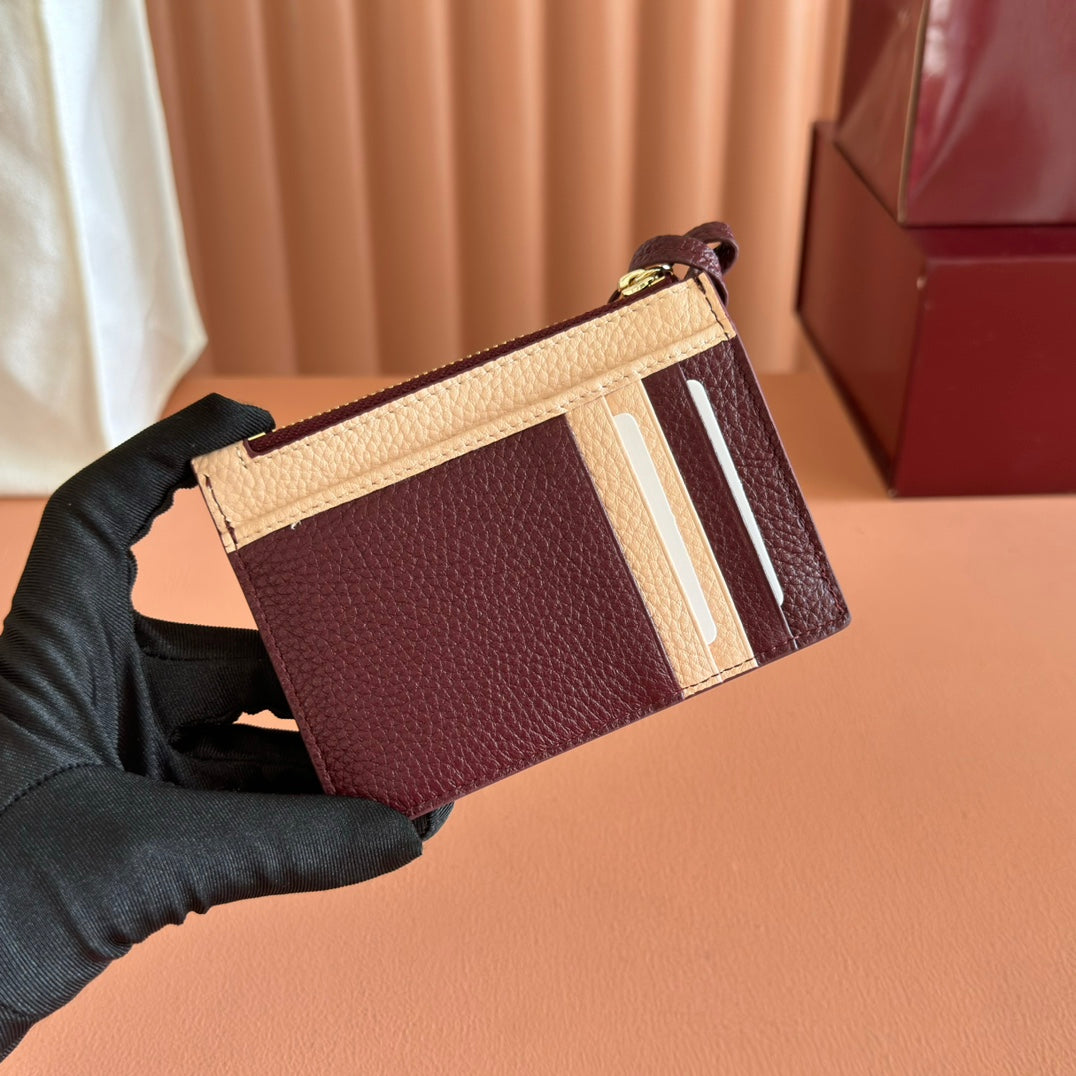 Richelieu Wallet 19 In Classic Red Goyardine Canvas