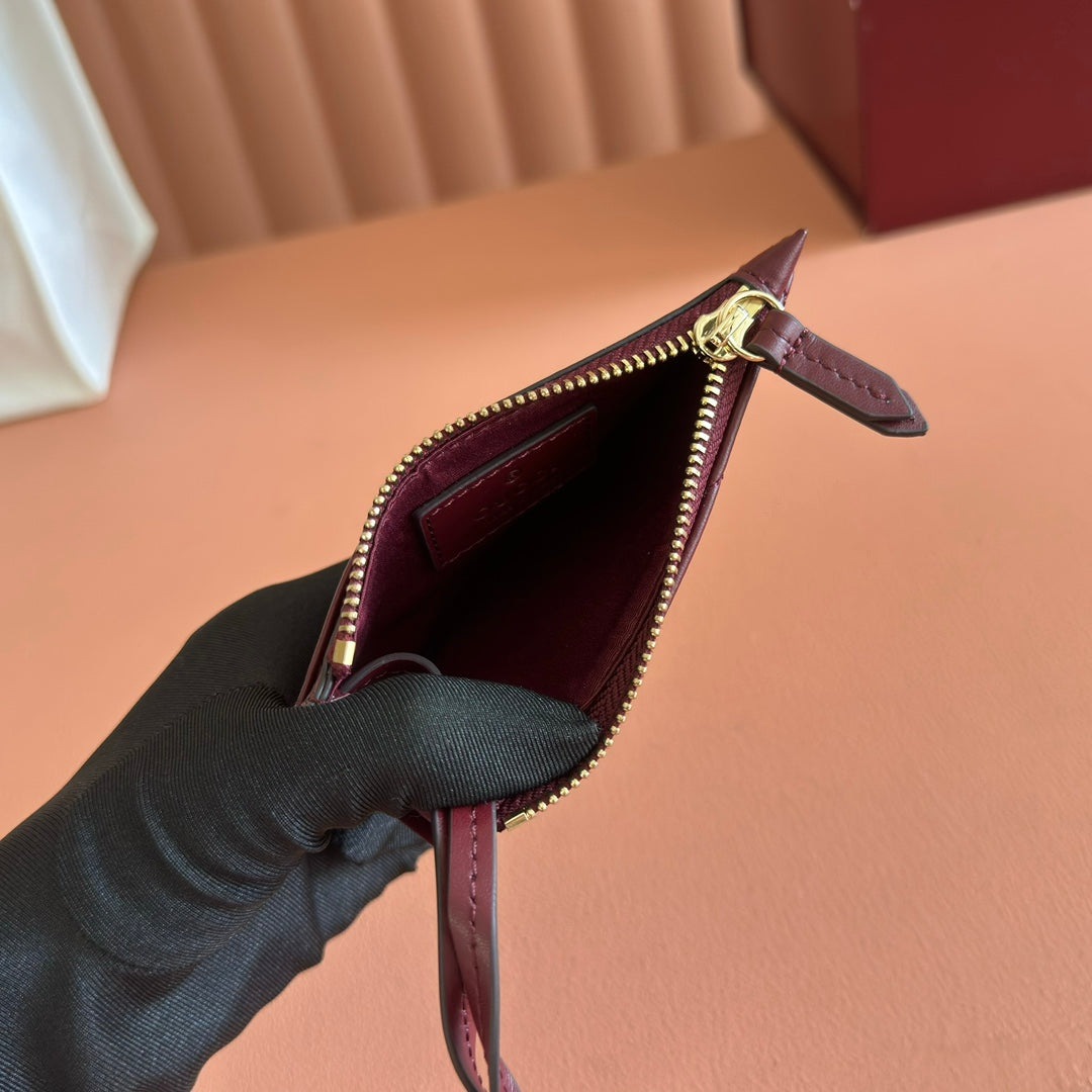 Richelieu Wallet 19 In Classic Red Goyardine Canvas