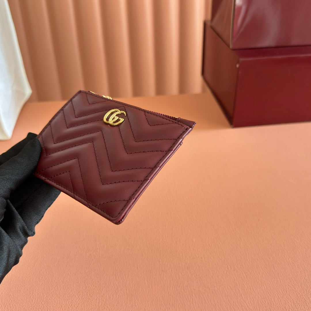 Richelieu Wallet 19 In Classic Red Goyardine Canvas