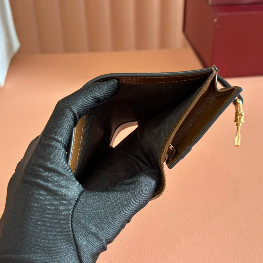 Richelieu Wallet 19 In Classic Red Goyardine Canvas