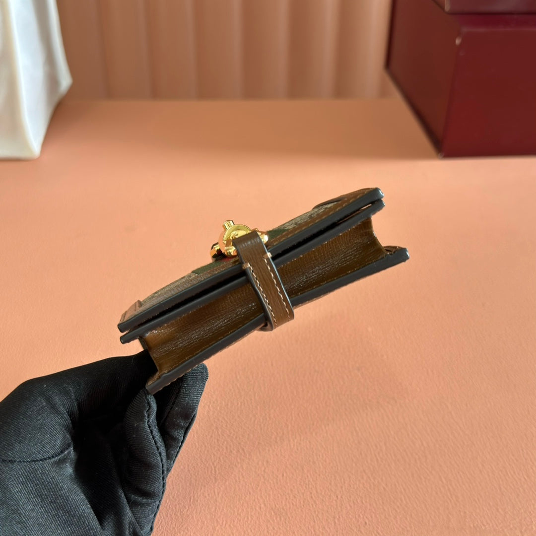 Richelieu Wallet 19 In Classic Red Goyardine Canvas