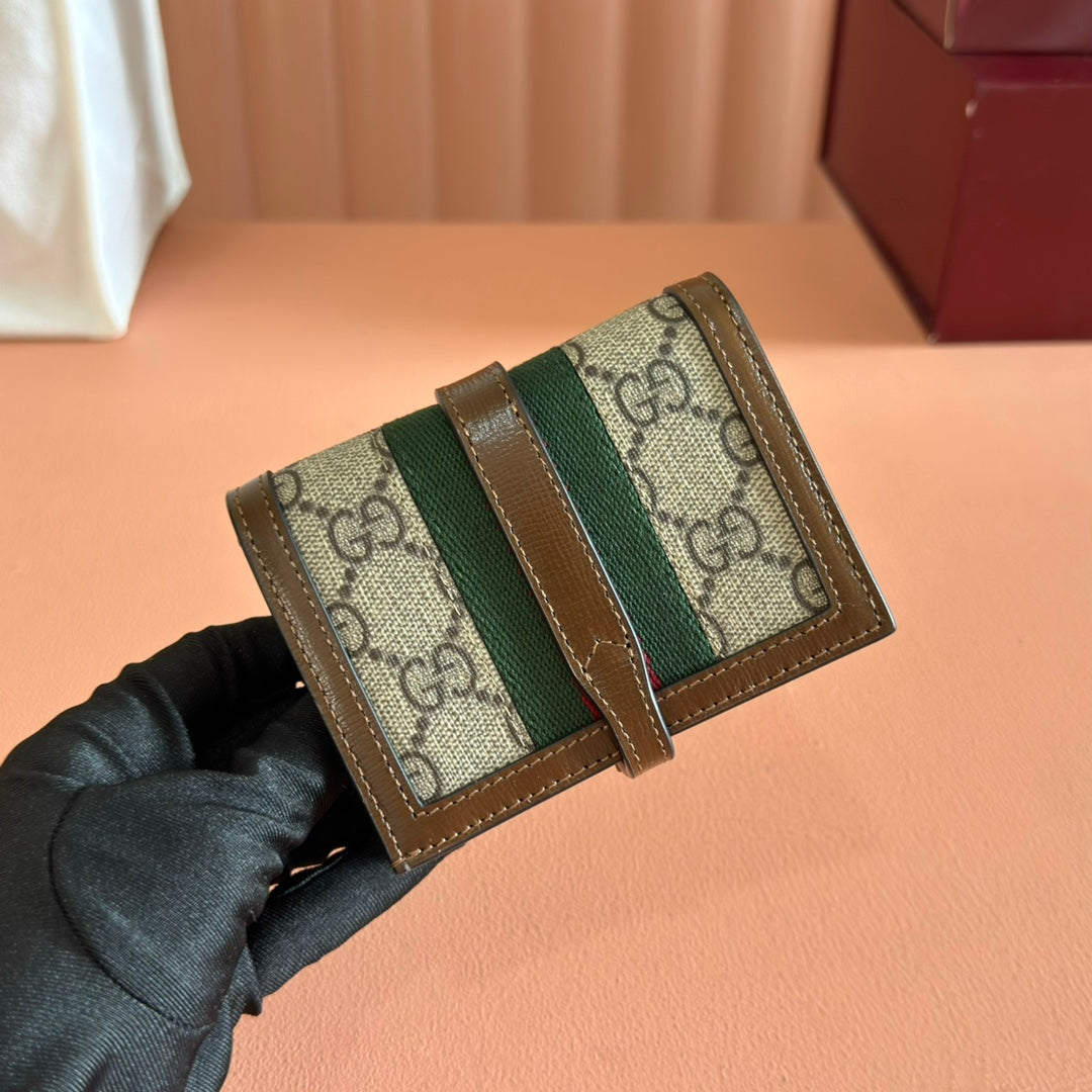 Richelieu Wallet 19 In Classic Red Goyardine Canvas