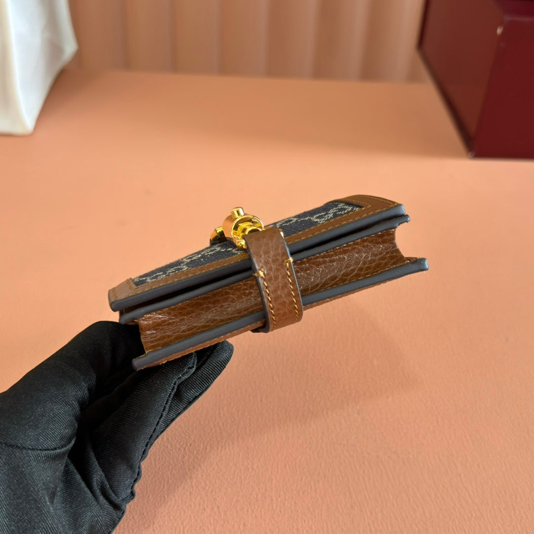 Richelieu Wallet 19 In Classic Red Goyardine Canvas