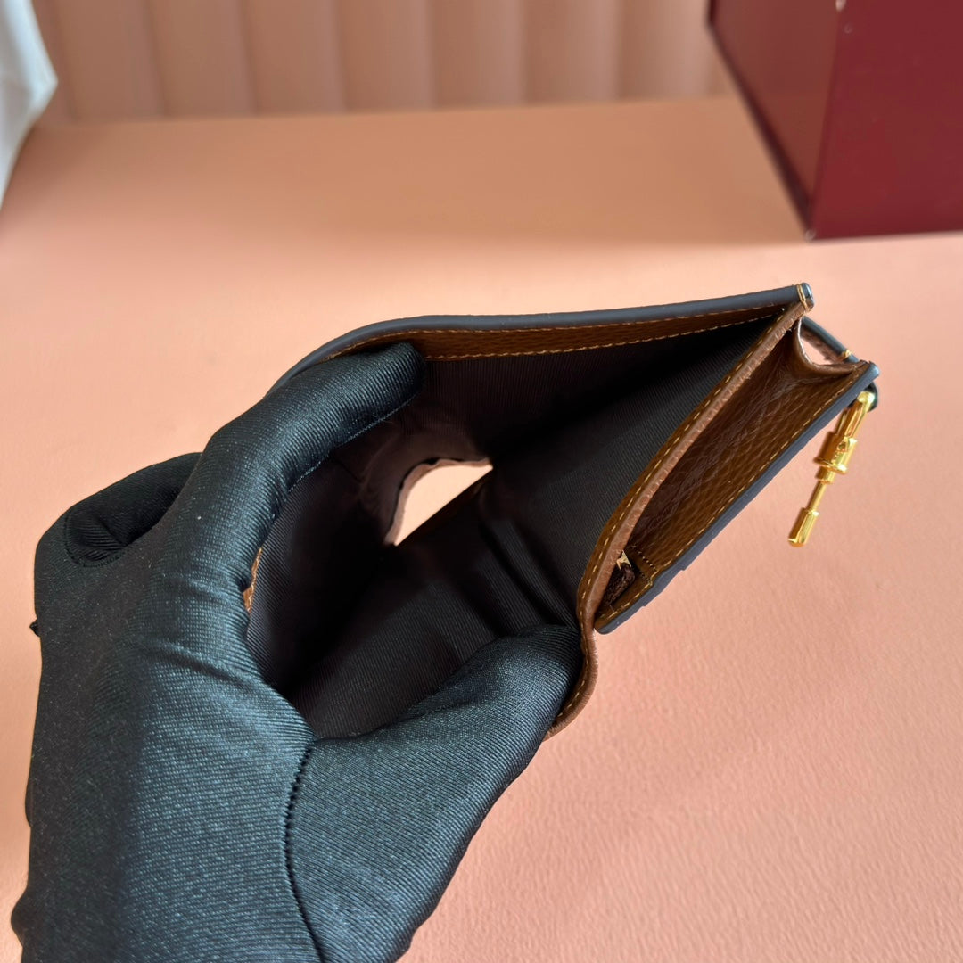 Richelieu Wallet 19 In Classic Red Goyardine Canvas