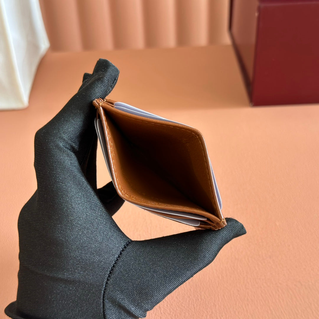 Richelieu Wallet 19 In Classic Red Goyardine Canvas