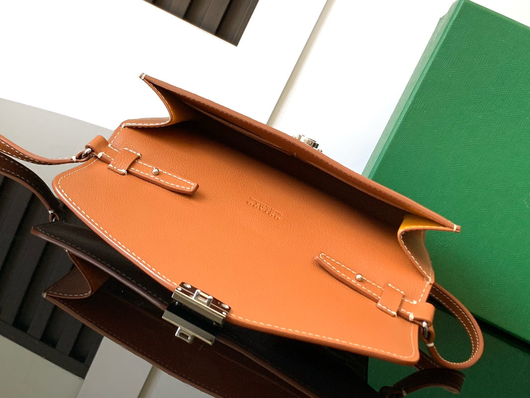 Richelieu Wallet 19 In Classic Red Goyardine Canvas