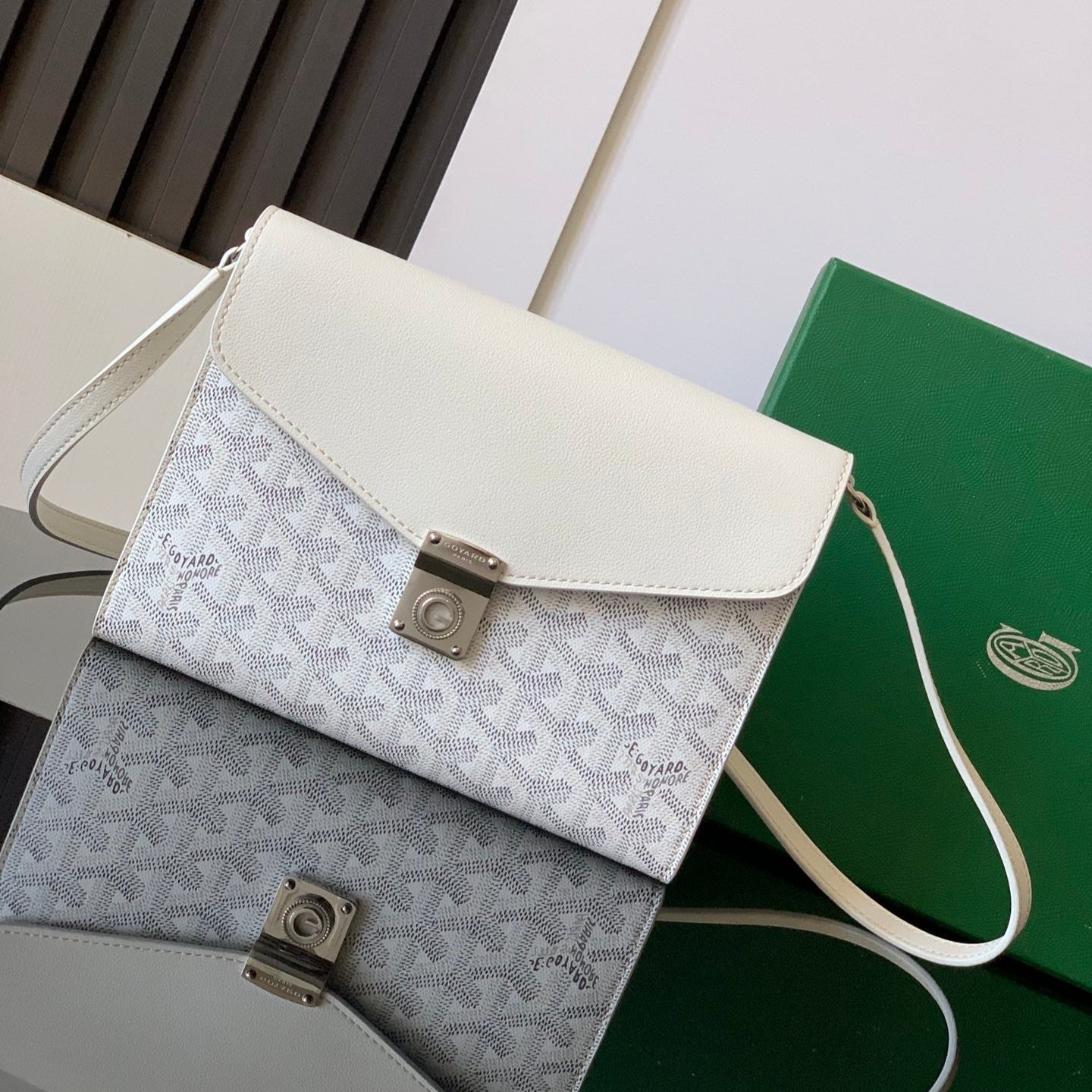 Richelieu Wallet 19 In Classic Red Goyardine Canvas