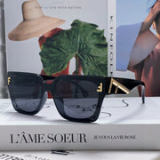 Roma Square Frame Sunglasses 557153 In Acetate