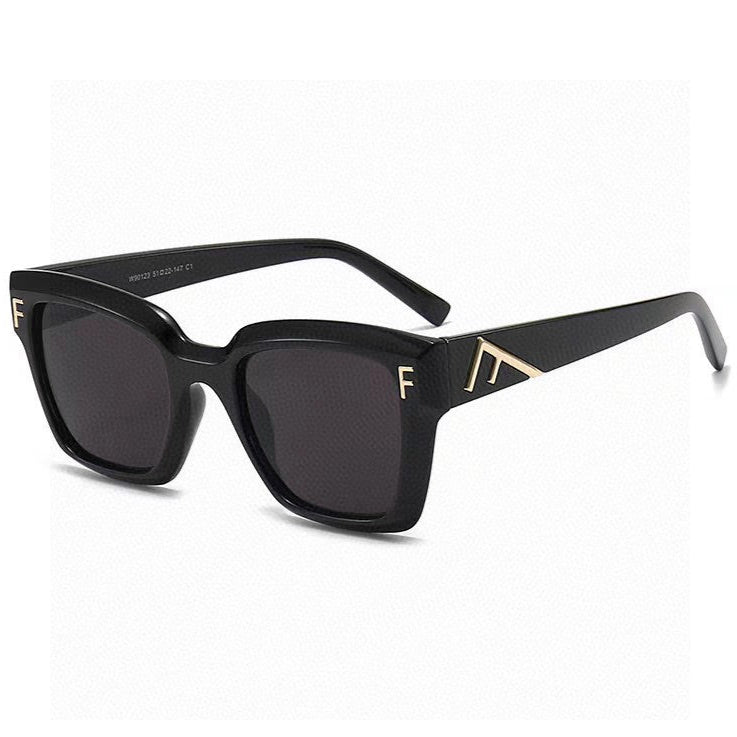 Roma Square Frame Sunglasses 557153 In Acetate