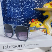 Montaigne Sunglass 560861 In Tan Blue Acetate