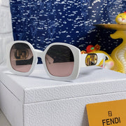 Oversizes Ff Diamonds Square Sunglasses 563315 In Acetate