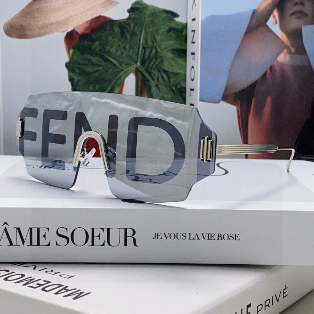 Angular Visor Sunglasses 575795 In Metal