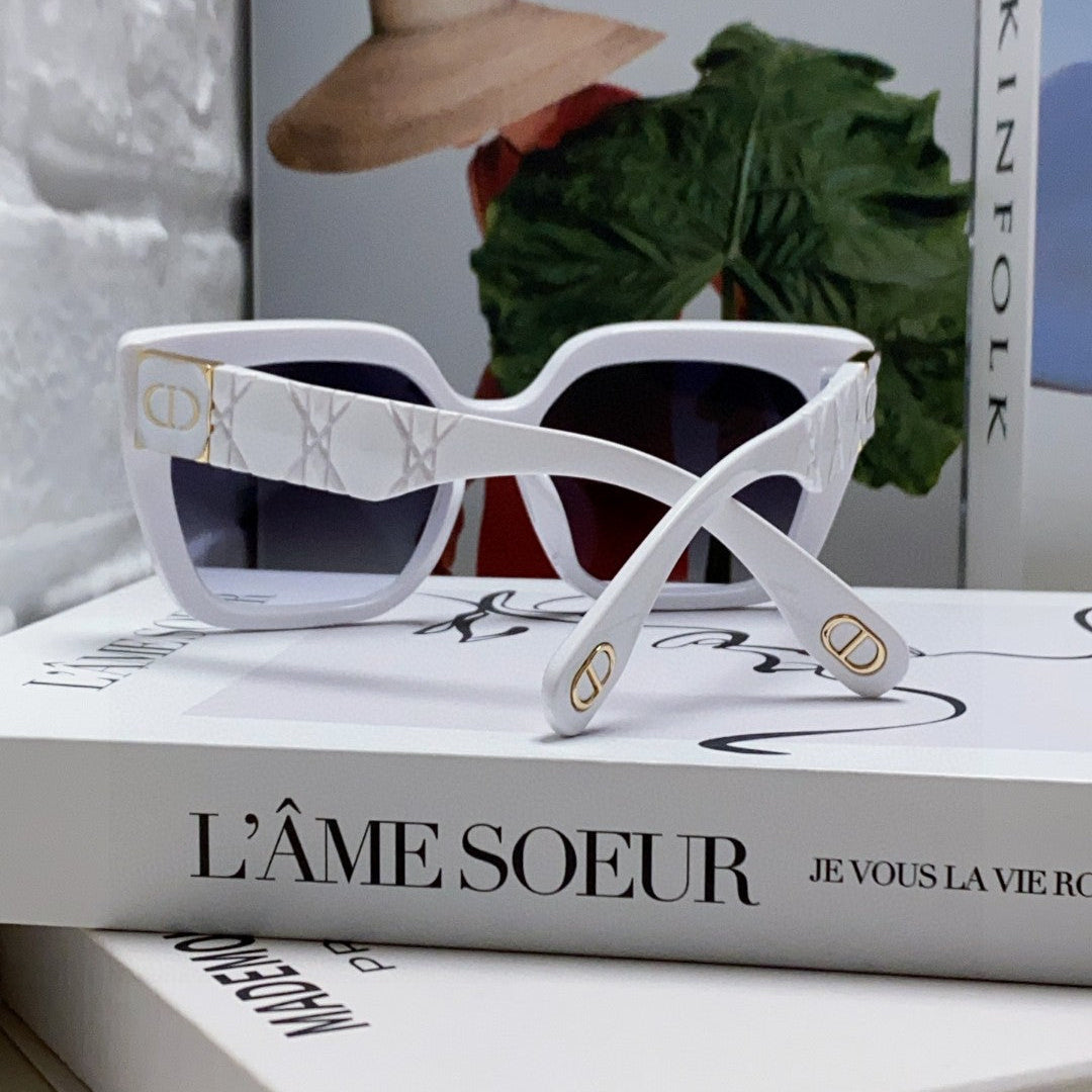 Lady 95.22 S2F Sunglass 571584 In White Acetate