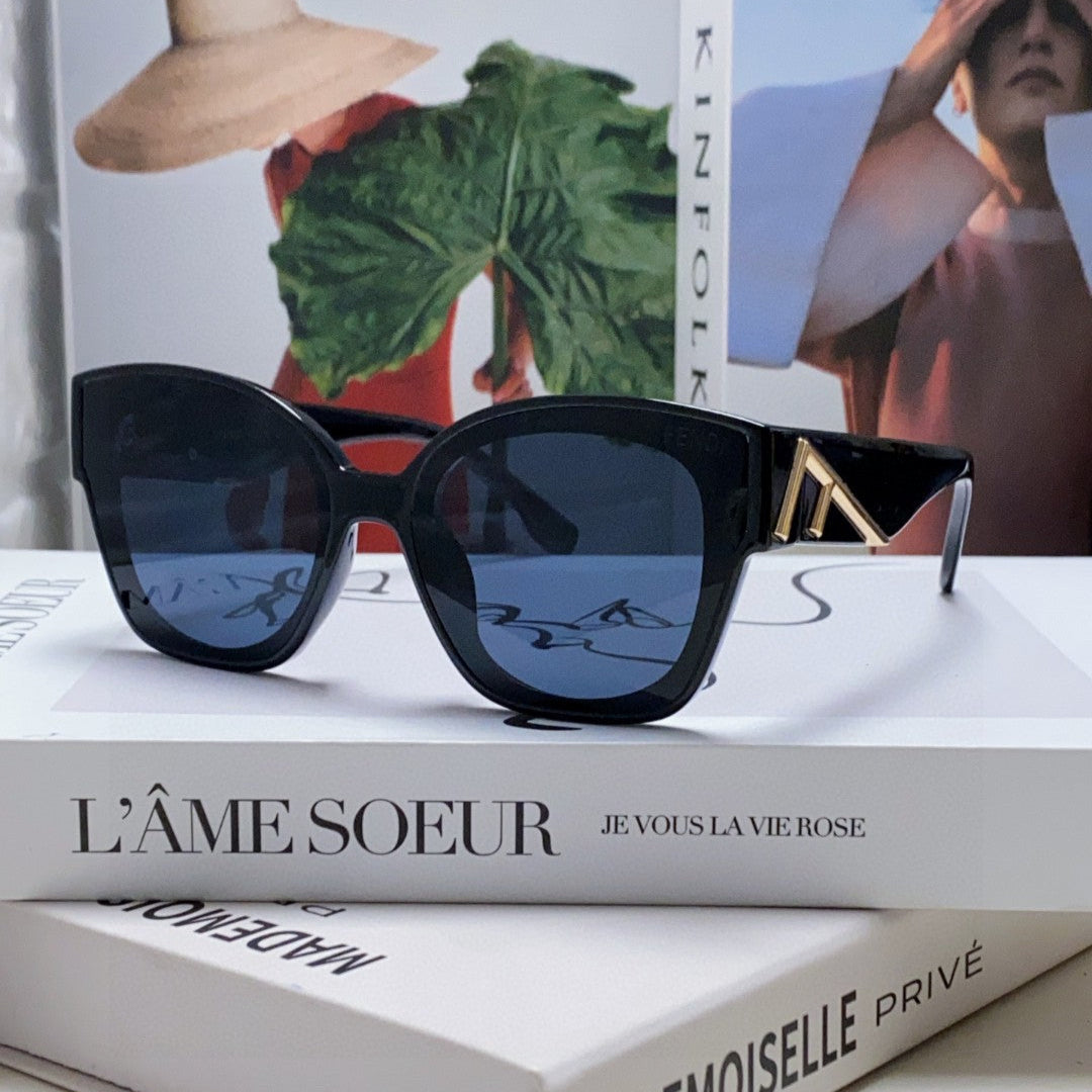 Roma Square Frame Sunglasses 542083 In Acetate