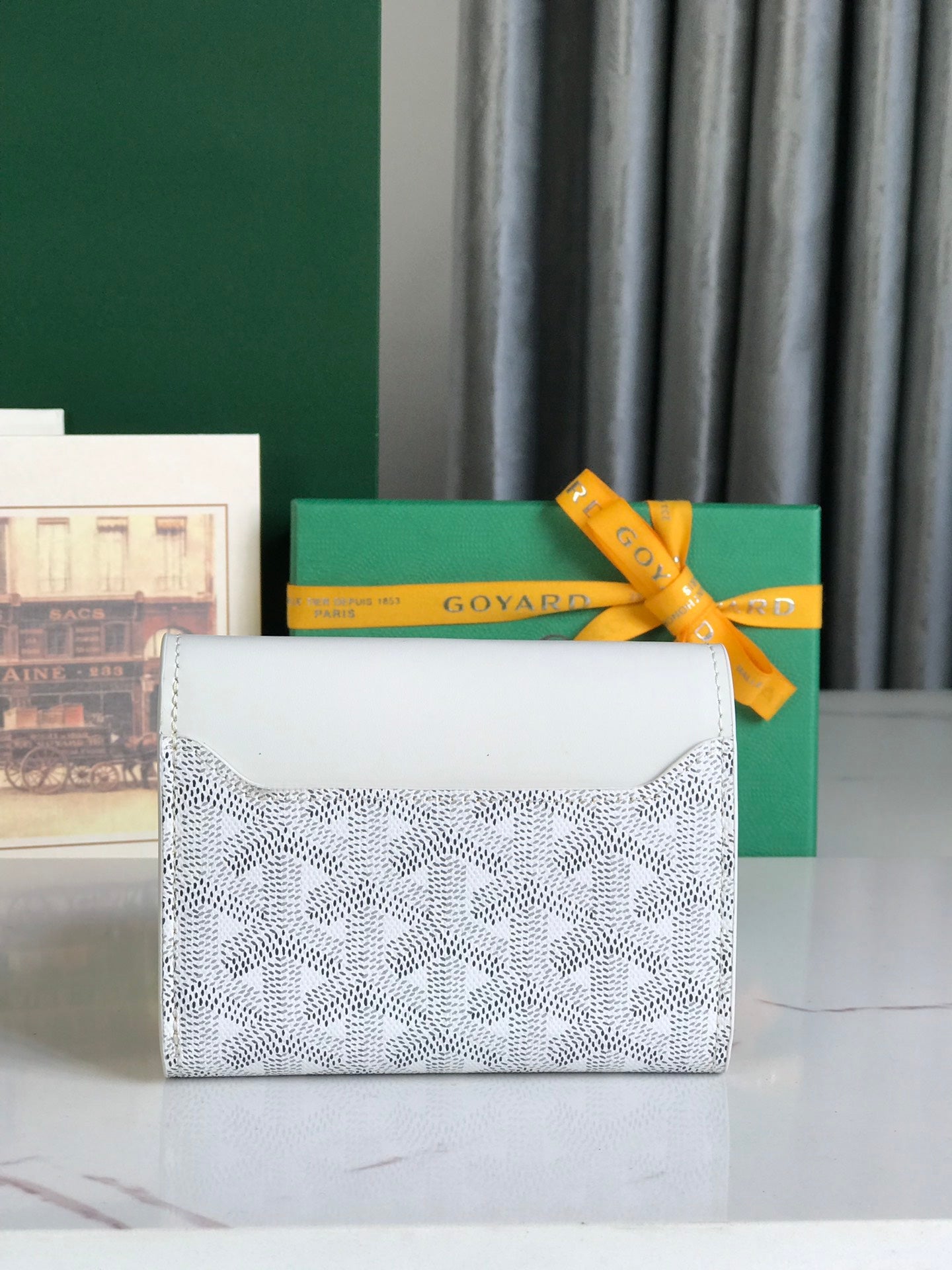 Richelieu Wallet 19 In Classic Red Goyardine Canvas