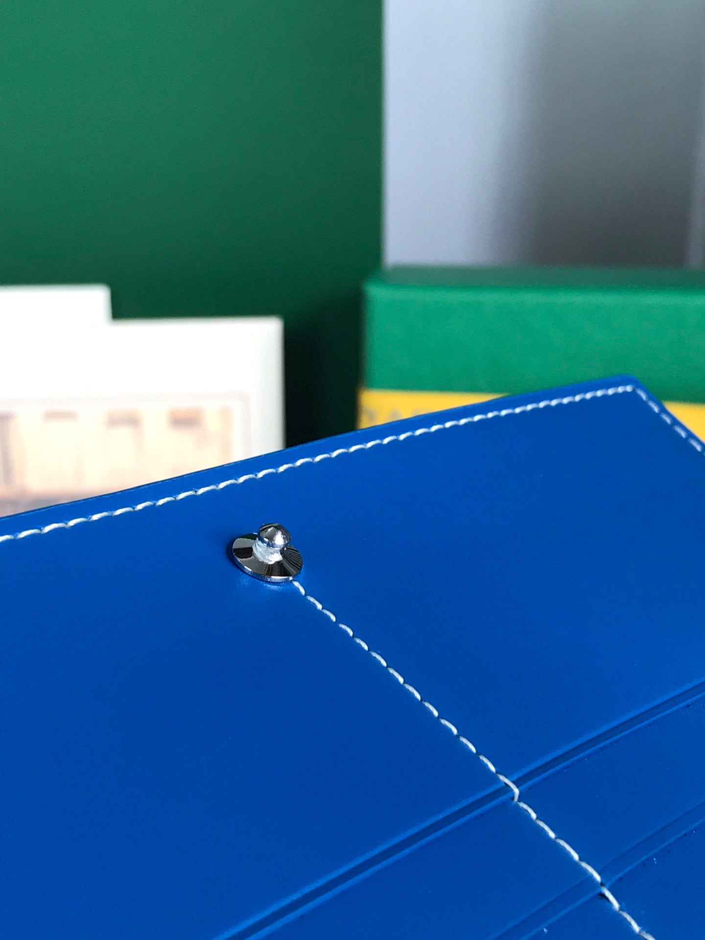 Richelieu Wallet 19 In Classic Red Goyardine Canvas