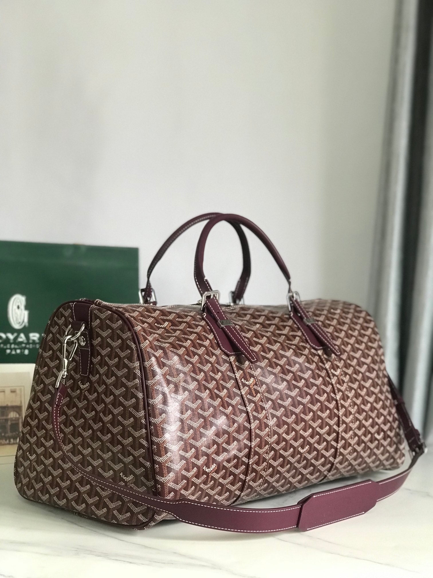 Wine Red Boston 50 Travel Bag