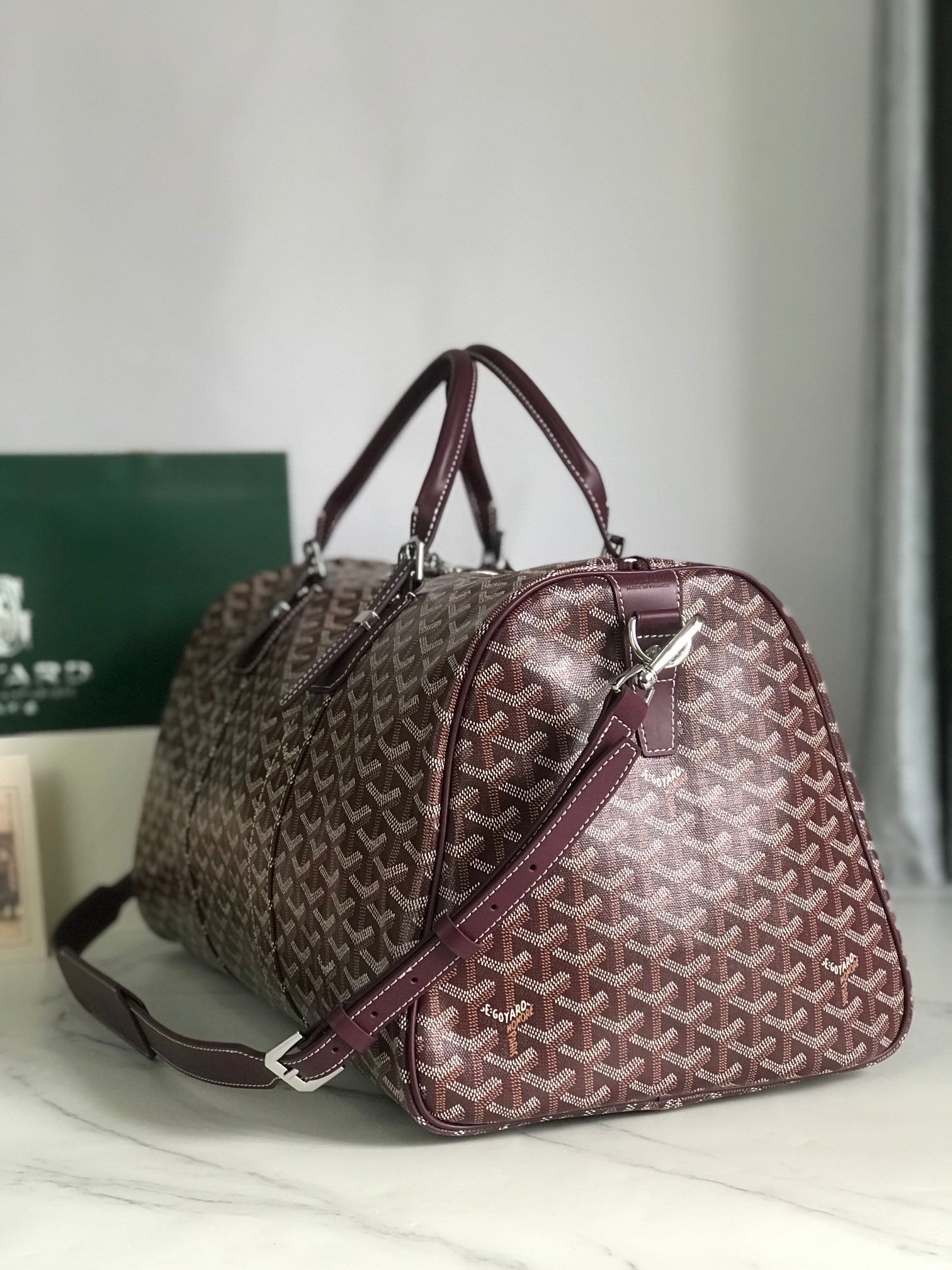 Wine Red Boston 50 Travel Bag