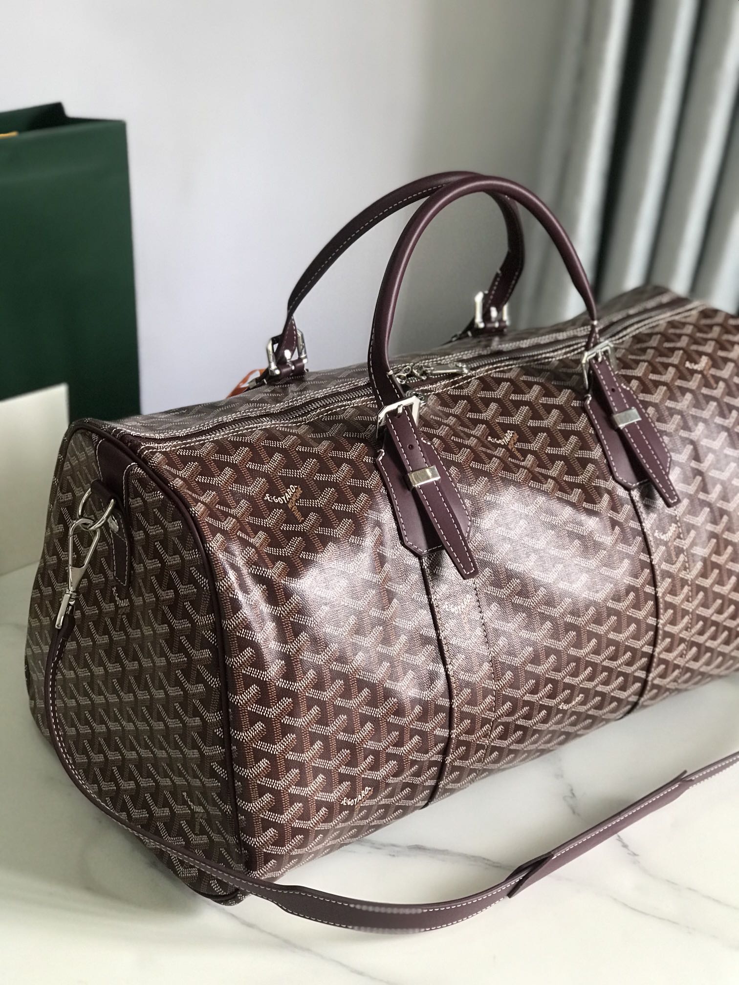 Wine Red Boston 50 Travel Bag