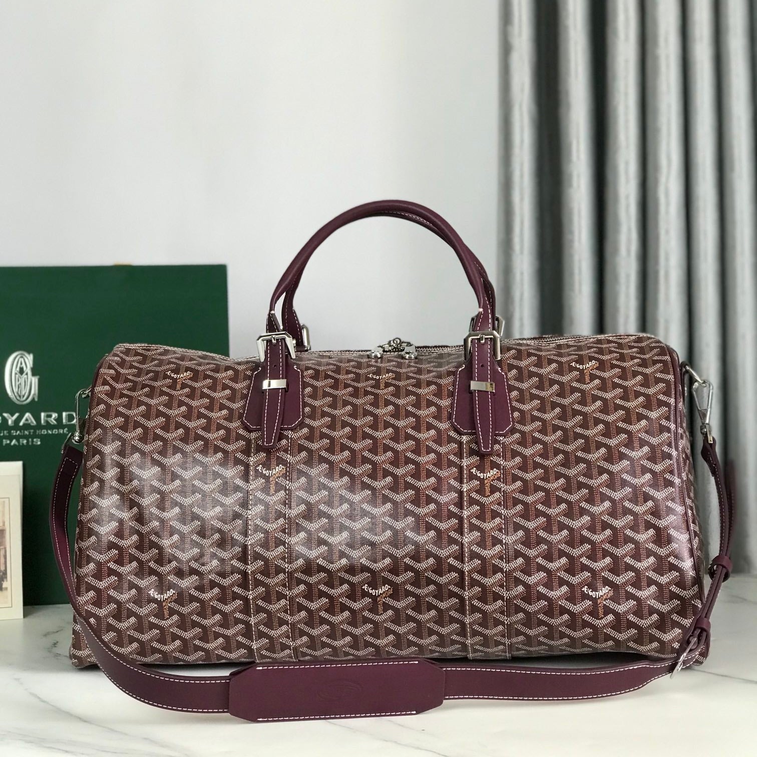 Wine Red Boston 50 Travel Bag