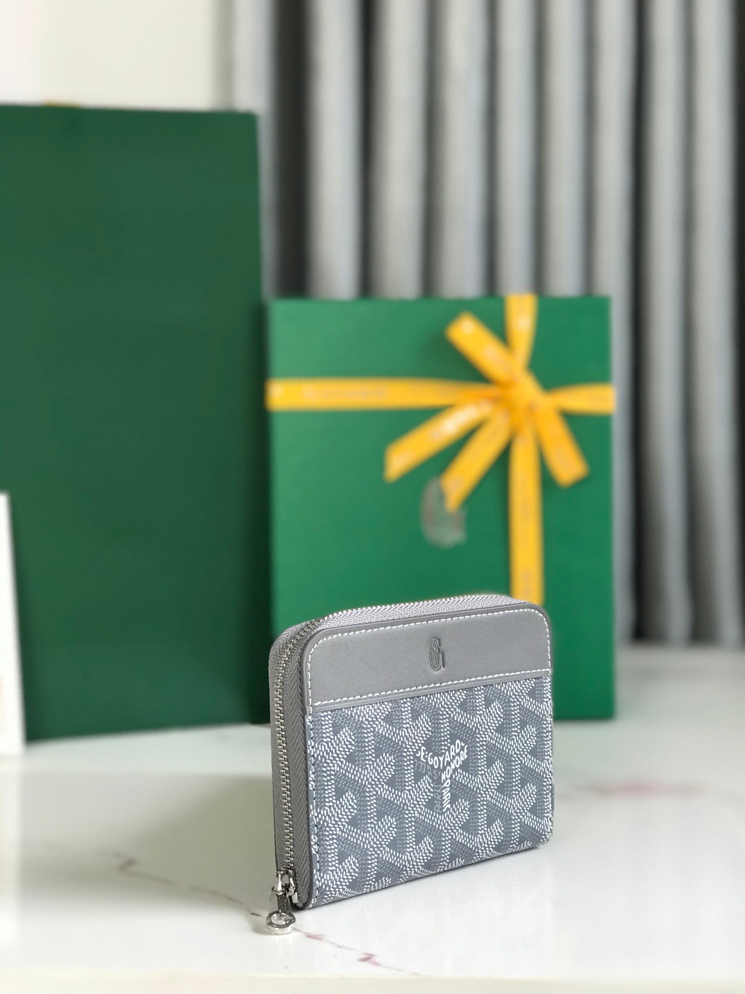 Richelieu Wallet 19 In Classic Red Goyardine Canvas