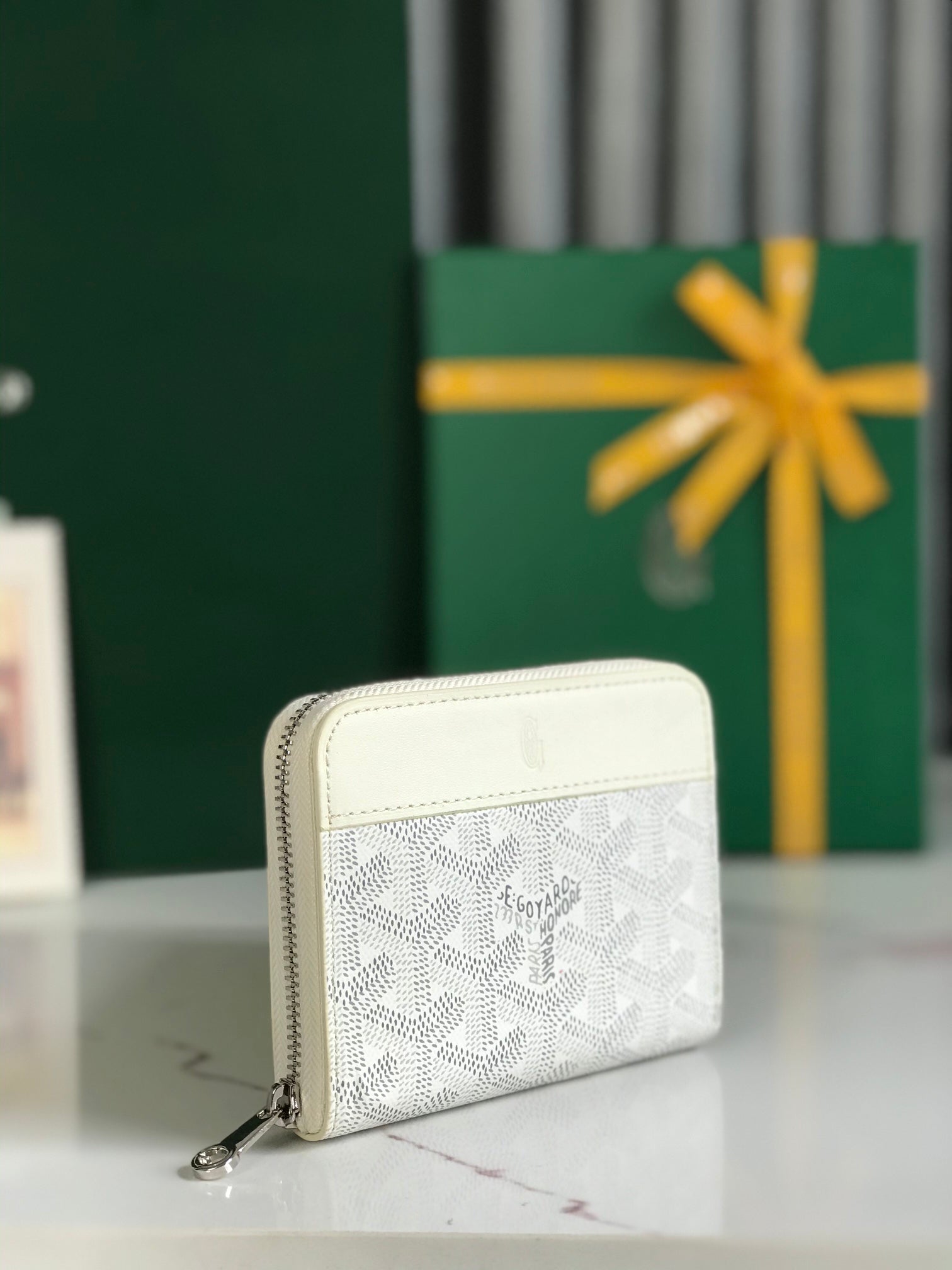 Richelieu Wallet 19 In Classic Red Goyardine Canvas