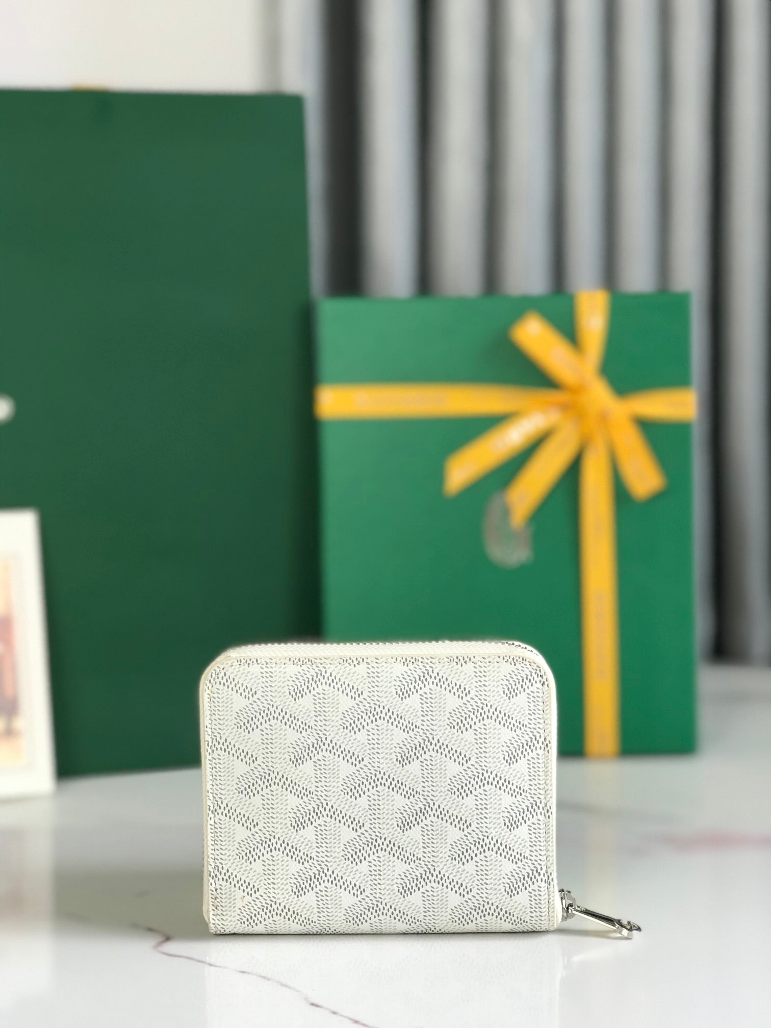 Richelieu Wallet 19 In Classic Red Goyardine Canvas