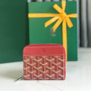 Richelieu Wallet 19 In Classic Red Goyardine Canvas