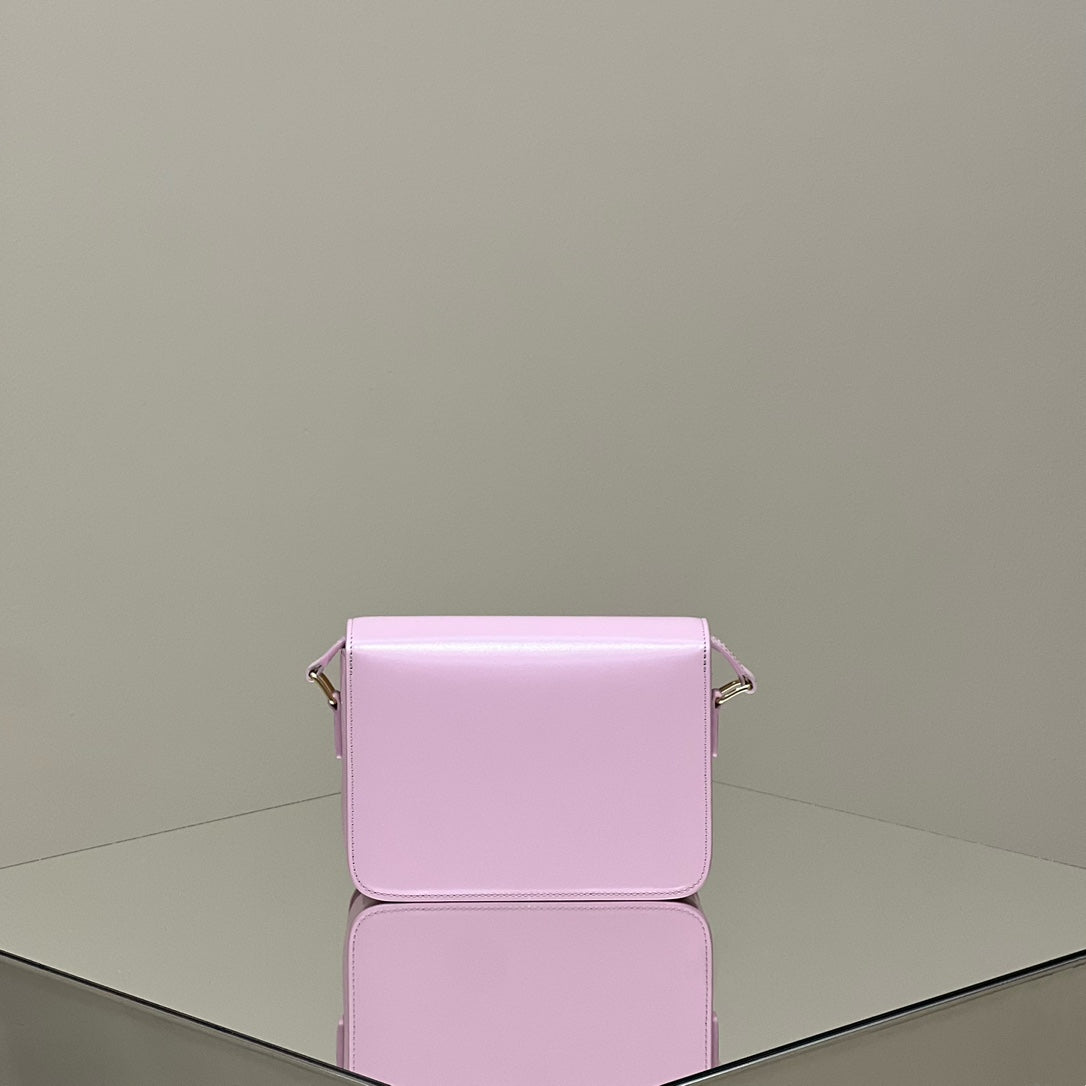 MINI CLAUDE 22 SHINY CALFSKIN LIGHT PINK