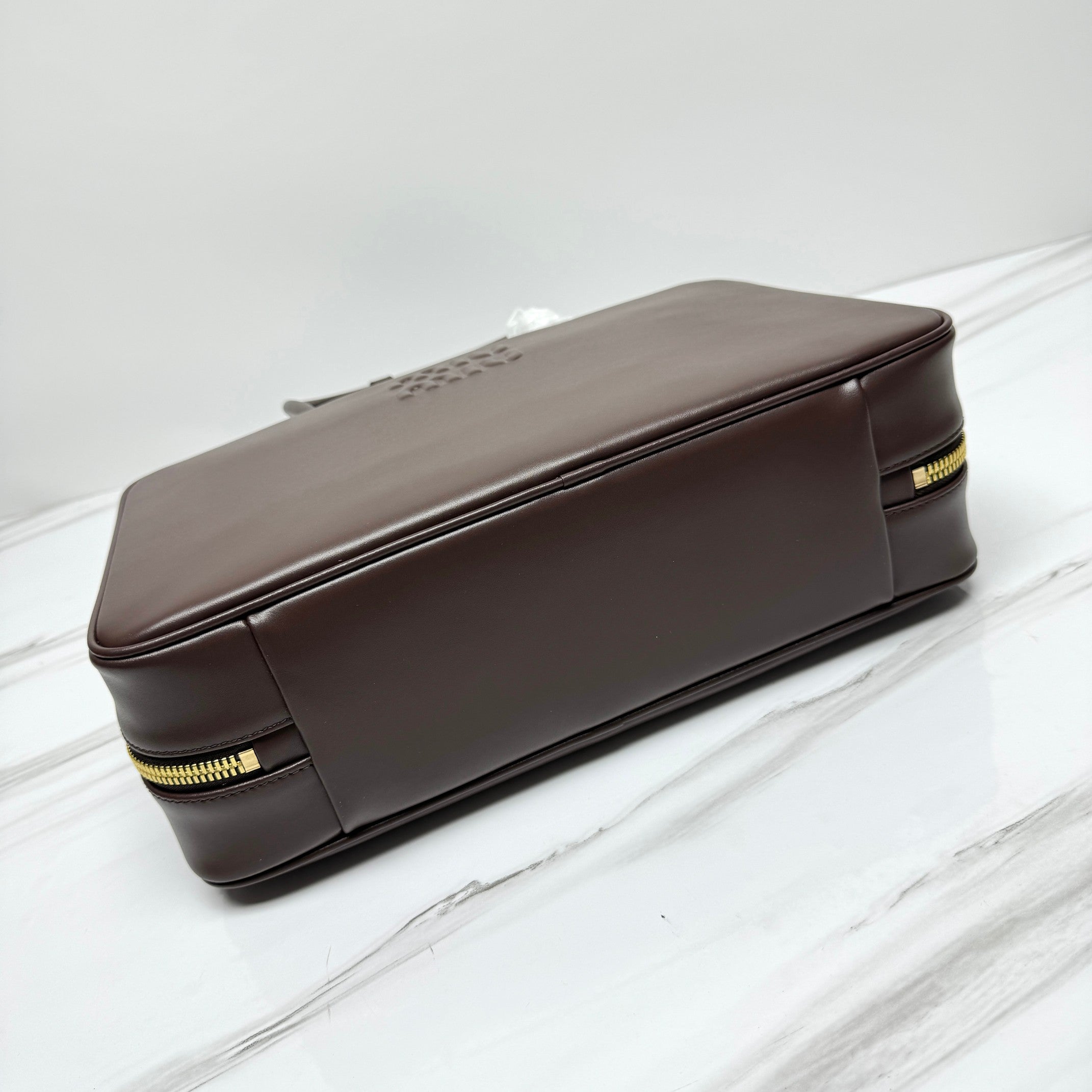 MIU BEAU BAG 34 IN BRIARWOOD CALFSKIN