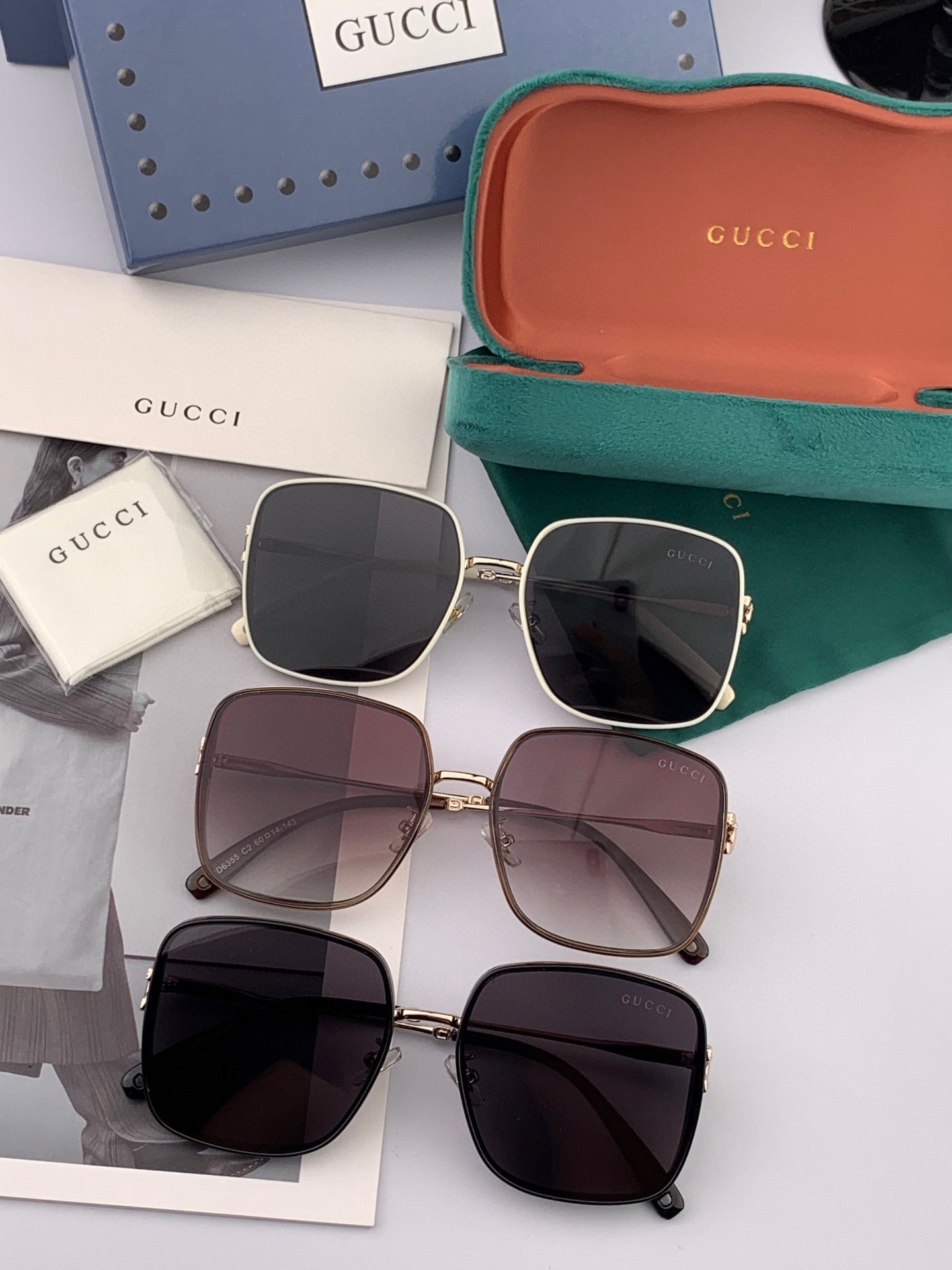 SQUARE FRAME SUNGLASSES G4634 IN METAL