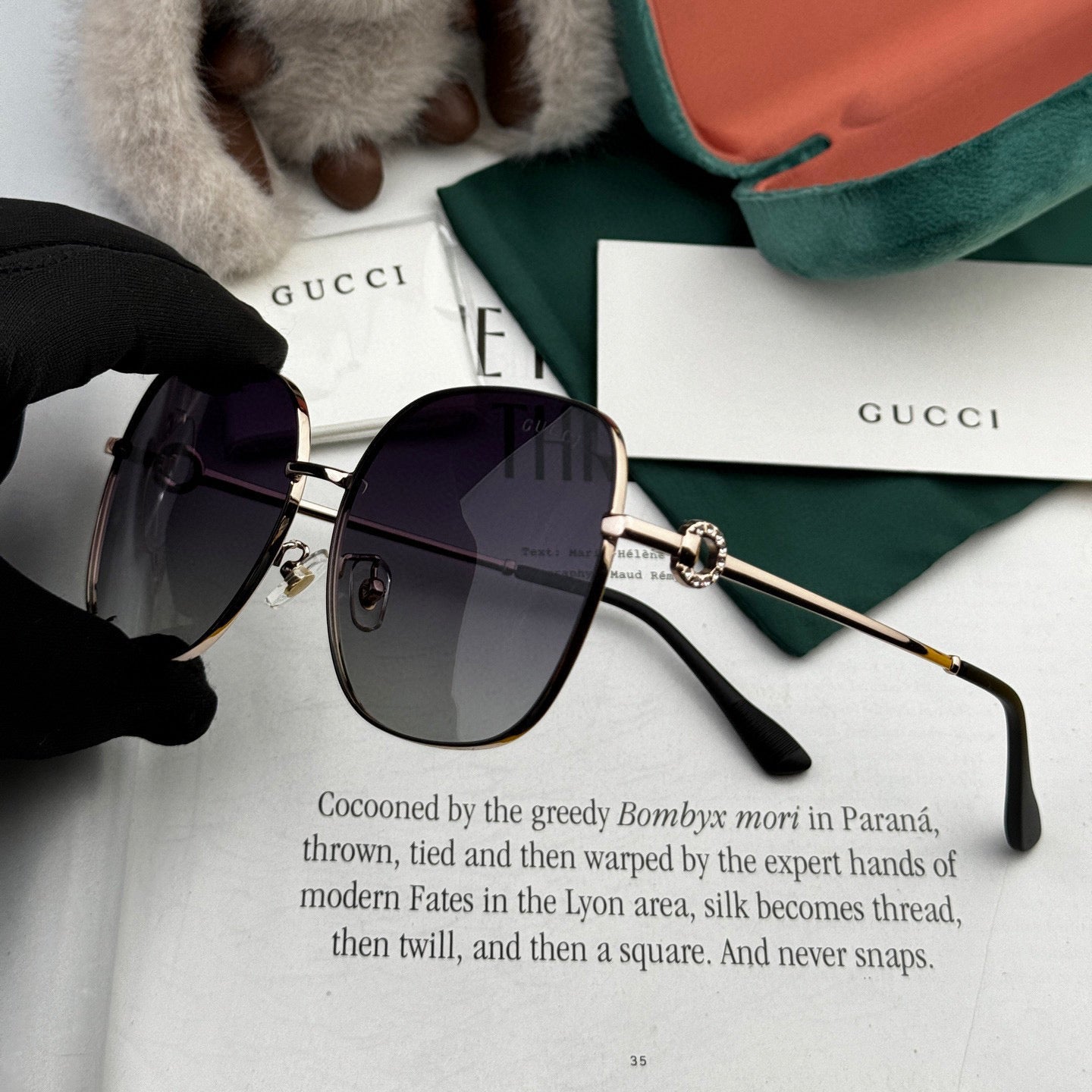 SQUARE FRAME SUNGLASSES G0642 IN METAL