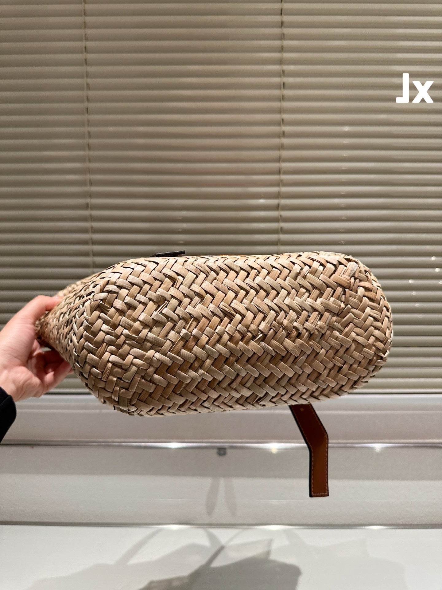 Loew Puzzle Fold Tote Iblack Shiny Calfskin