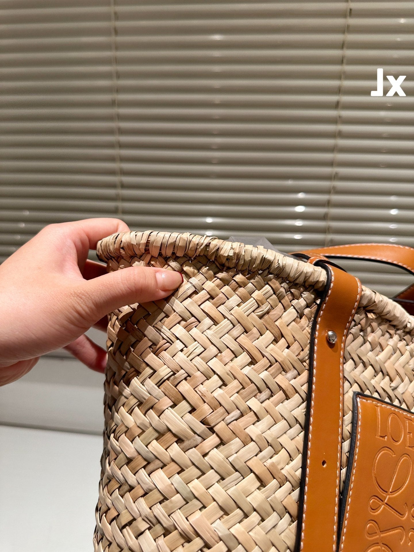 Loew Puzzle Fold Tote Iblack Shiny Calfskin