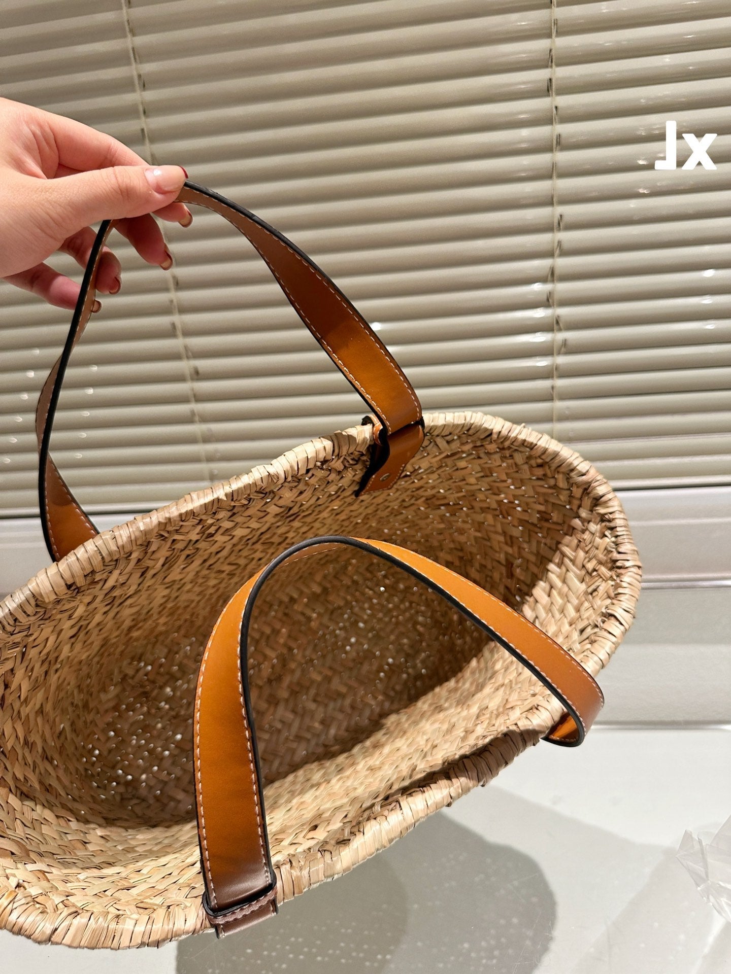 Loew Puzzle Fold Tote Iblack Shiny Calfskin