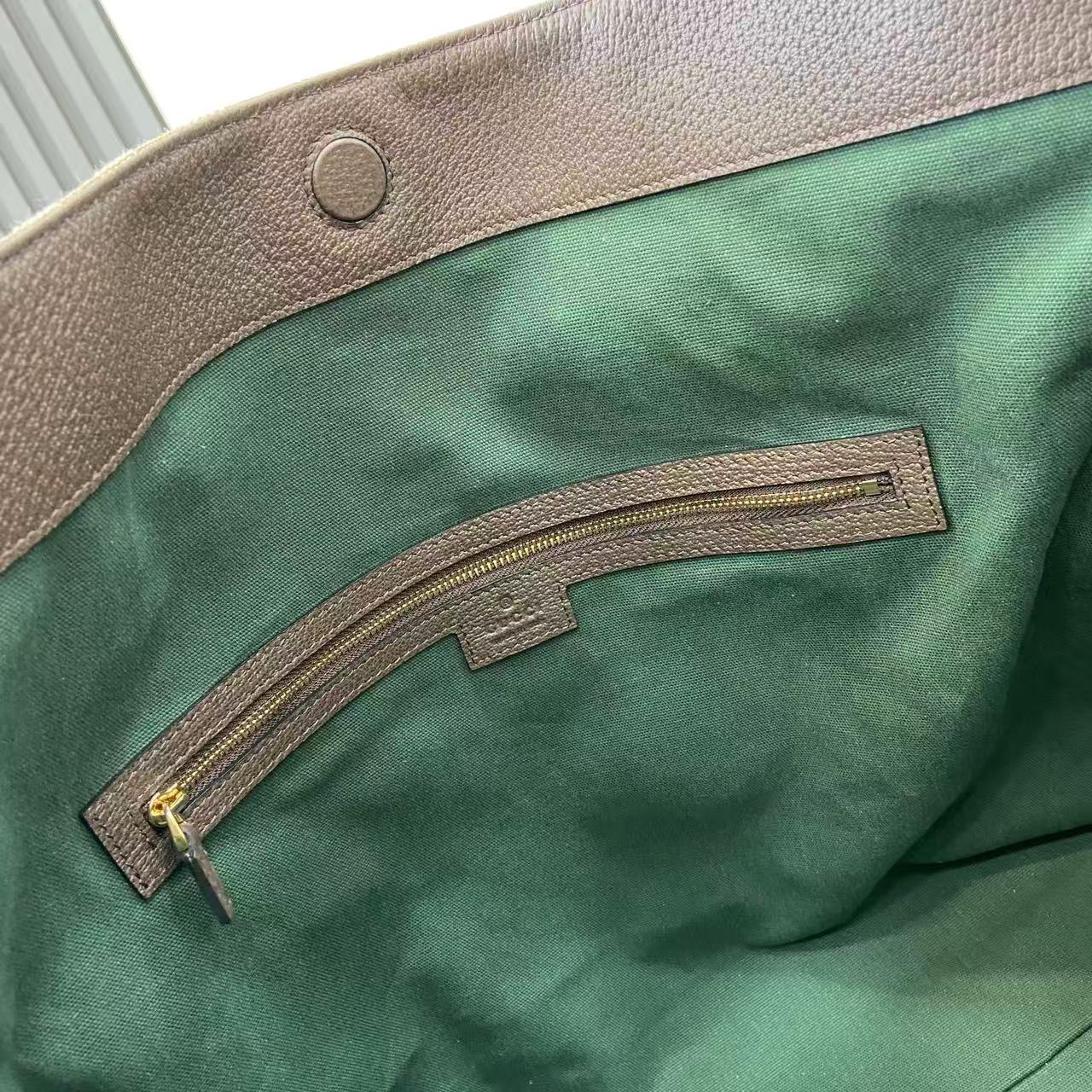 Gucci 25 Beatrix 40cm Handbag Beige mix Dark Brown Canvas Leather 292317