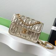 CC Large Tote 39 Light Beige Canvas Pearl Logo