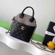 CC Large Tote 39 Light Beige Canvas Pearl Logo