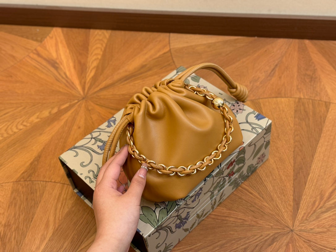 Loew Puzzle Fold Tote Iblack Shiny Calfskin